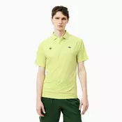 Moška majica Lacoste Roland Garros Performance Short Sleeved Ribbed Collar Shirt Sencha S