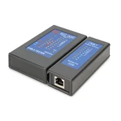 Digitus DN-14001-2 tester omrežnih kablov tester PoE Črna