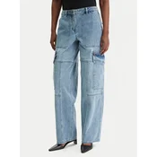 MICHAEL Michael Kors Jeans hlače MR6909WFAU Modra Relaxed Fit