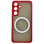 CELLECT Magnetski plastika case Samsung Galaxy S25 crvena i crna