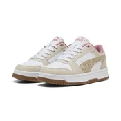 PUMA Rebound Slam Winter Safari Sneakers Youth, Age, Silver Fog/Birch/White, 37.5