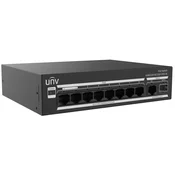 Uniview NSW2100-9GT1GP-POE-IN 8-portni Gigabitni PoE omrežni stikalo z uplinkom