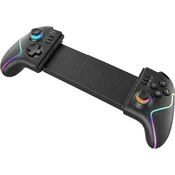 iPega brezžični igralni plošček s Hall Effect palicami in RGB osvetlitvijo črne barve za Nintendo Switch 1 & 2