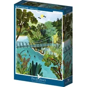 PIKE & MIR Puzzle Modre poljane, Nova Zelandija 500 koščkov