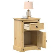Vidaxl vidaXL Nočna omarica Corona 45x35x64 cm masivni borov les