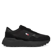 Superge Tommy Jeans Modern Runner Mix EN0EN03100 Črna