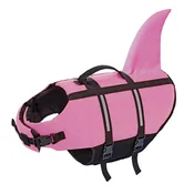 Nobby plavalni jopič Sharky za psa, roza - S