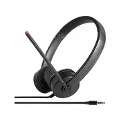 LENOVO Slušalice sa mikrofonom Essential Stereo crne