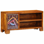 TV ormaric Višebojni 90x30x45 Puno drvo bagrem