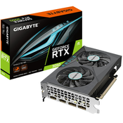 Gigabyte EAGLE GeForce RTX 3050 OC 6G, GeForce RTX 3050, 6 GB, GDDR6, 96 bit, 7680 x 4320 pikseli, PCI Express 4.0