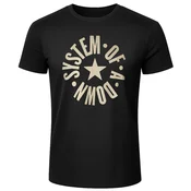 Metal majica moška System of a Down - Circle Star Logo - HYBRIS - WMX-1-SOAD007-BK