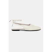 Usnjene balerinke Calvin Klein BALLERINA SLING BACK LTH