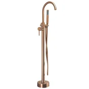 Samostoječa mešalna pipa Rea Lungo brush copper