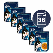FELIX Soup Delicious izbor hran s trsko, tuno in morsko ploščo 36x48 g