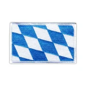 shumee Našitek Bavarske zastave - magnetna podlaga - vezen našitek/značka/emblem