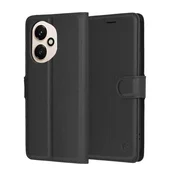 Etui Techsuit Leather Folio za Honor 400 - črn