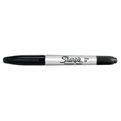 shumee MARKER SHARPIE Z DVOJNO KONICO, ČRNE barve - I-S1985877