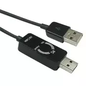 ROLINE USB 2.0 kabel KM za povezivanje PC/Android, 2 m, crni 11.02.9180-10