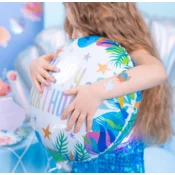 Folijski balon Happy Birthday Ocean 45 cm