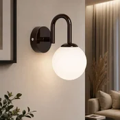 Opviq zidna lampa Loop-20451-F, 1 × E27, tamnobraon