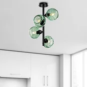Opviq Luster Benek-15-14495, 40x40x55cm, IP20, Crno-zeleni