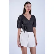 Trend Alaçati Stili Bluza siva