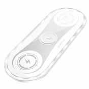 Borofone BQ14 3in1 brezžični polnilnik na pametni telefon/AirPods/Apple Watch 22.5W, bela