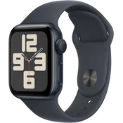 Apple Watch SE (2nd Gen) [GPS 44mm] Smartwatch with Midnight Aluminum Case with Midnight Sport Band M/L. Fitness and Sleep Trackers, Crash Detection, Heart Rate Monitor, Retina Display