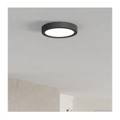 Eglo 901297-LED Stropno svetilo FUEVA LED/7,5W/230V 2700/4000/6500K precnik 16,6 cm crna