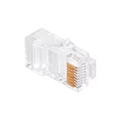 CABLETECH RJ45 8P8C prehodni konektor CAT.5E za kabel