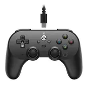 8BitDo Pro 2 Wired, Xbox Series X|S, Xbox One, PC, Hall-Effect, črn, žični krmilnik