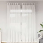 Voile zavjese s petljama 2 kom bijele 140x260 cm