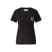 Pamucna majica Armani Exchange boja: crna