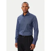 Tommy Hilfiger Srajca MW0MW44711 Mornarsko modra Slim Fit