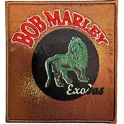 Bob Marley Exodus Lion Našitek za šivanje 9 x 10 cm