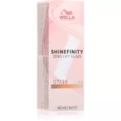 Wella Professionals Shinefinity Zero Lift Glaze poltrajna barva za lase odtenek 7/39 60 ml