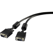 renkforce SVGA priključni kabel [1x VGA-vtič - 1x VGA-vtič] 1 m črne barve renkforce