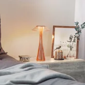 Kartell Space - LED dizajnerska namizna svetilka, baker - Dnevna soba/jedilnica - Plastika