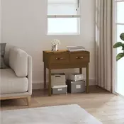 Konzolni stol boja meda 76,5x40x75 cm od masivne borovine