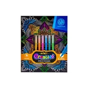 Astra AstraFUN Creativo Metallic set za barvanje, 6 markerjev + 16 slik, 601024003