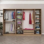Hanah home Ormar Kale 270x210x52cm Bež