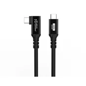 MicroConnect USB3.2CC01-A USB kabel USB 3.2 Gen 2x2 1m USB C črne barve