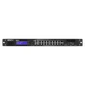 QNAP QGD-1600 Upravljano Gigabit Ethernet (10/100/1000) 1U Crno, Sivo