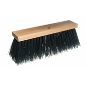 Cestna krtača 34x8cm za lesene palice, PET vlakna 11cm