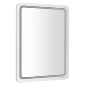 SAPHO LED Kopalniško Ogledalo 60x80 cm - Pravokotno, Protikorozijska Zaščita, 2100 lm