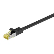 Goobay (91626) SFTP CAT 6A/S/FTP CAT 7 patch 5m črn mrežni povezovalni kabel
