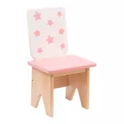 Personalized Wooden Kids’ Chair – Unique Design & Premium Quality! – Classic Stars Pink