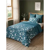 Sinsay - Set posteljine sa cvetnim motivom - steel blue