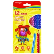 KEYROAD Jumbo trikotne barvice - 12 kosov