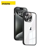 Pisen Maska za mobilni telefon iPhone 15 Pro, Crna